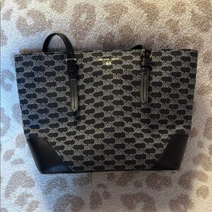 Michael Kors Black Monogram Tote